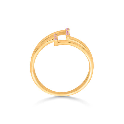 Storm Trail Gold Fashion Ring for Women