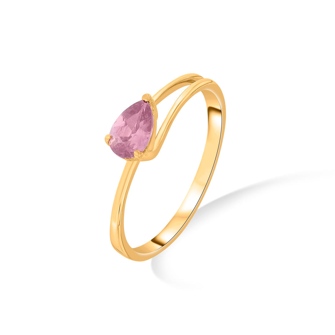 Rosé Dew Gold Fashion Ring for Women
