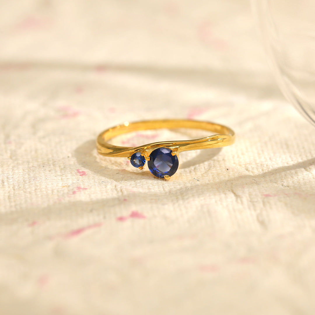 Power Glow Gold Casual Ring for Women
