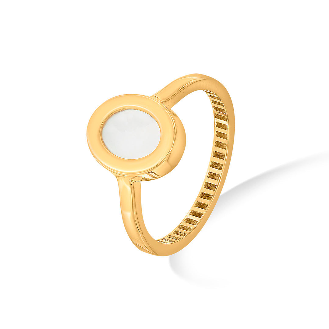 Eclipse Aura Gold Fashion Ring for Women