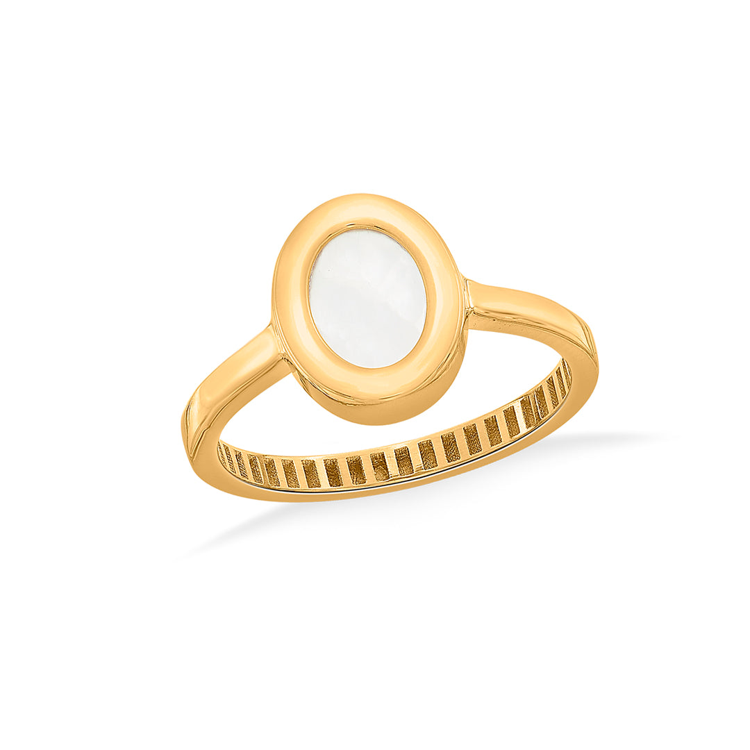 Eclipse Aura Gold Fashion Ring for Women