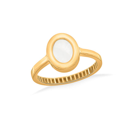 Eclipse Aura Gold Fashion Ring for Women