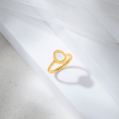 Eclipse Aura Gold Fashion Ring for Women