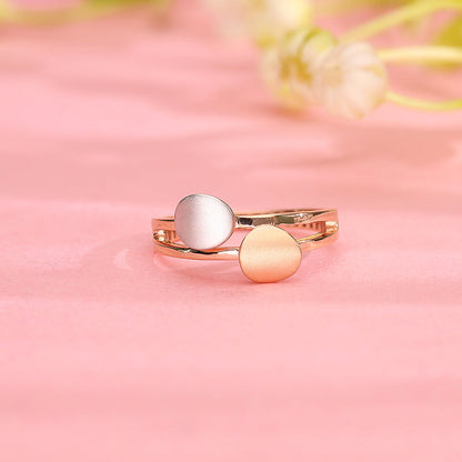 Twin Bond Gold Fashion Ring for Women