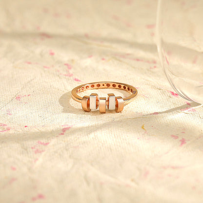 Flair Muse Gold Fashion Ring for Women