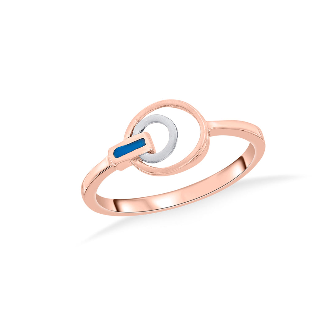 Twilight Glow Gold Fashion Ring for Women