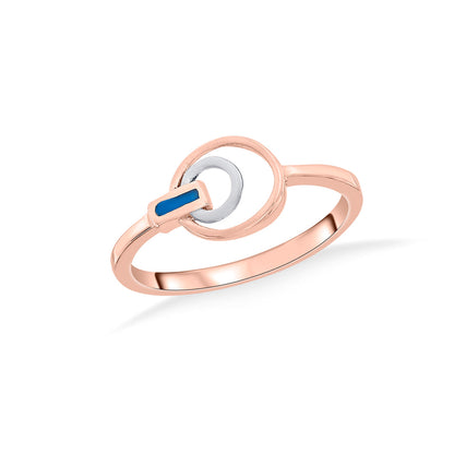 Twilight Glow Gold Fashion Ring for Women