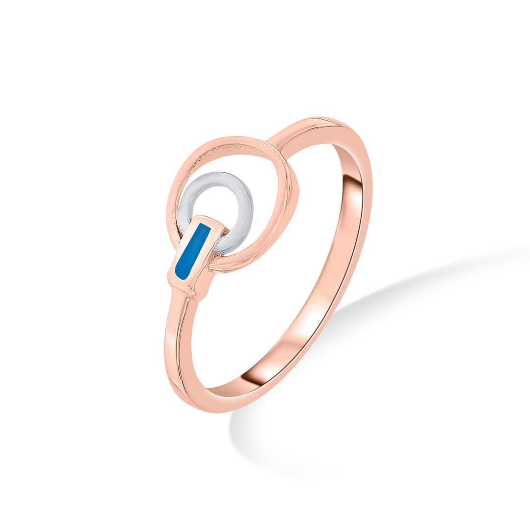 Twilight Glow Gold Fashion Ring for Women