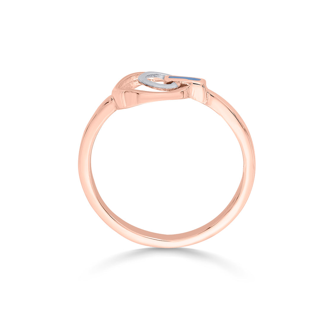 Twilight Glow Gold Fashion Ring for Women
