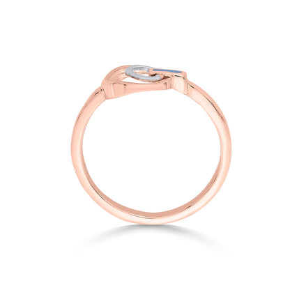 Twilight Glow Gold Fashion Ring for Women
