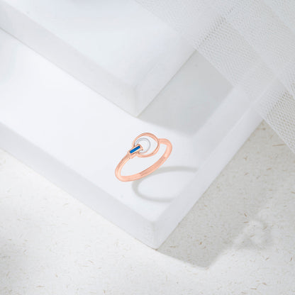 Twilight Glow Gold Fashion Ring for Women