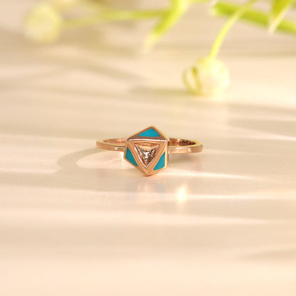 Gleam Trace Gold Fashion Ring for Women