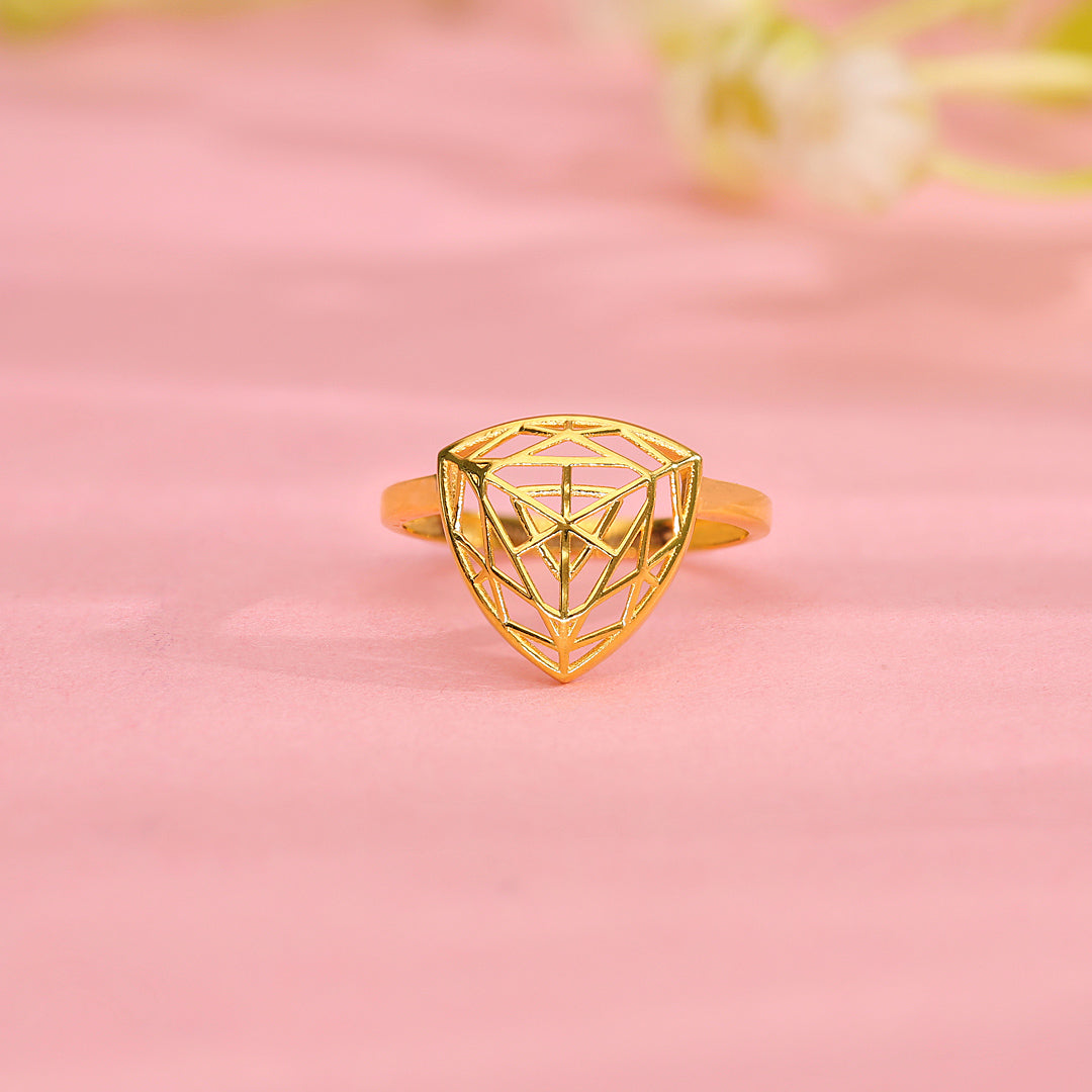 Delta Glow Gold Fashion Ring for Women