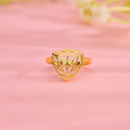 Delta Glow Gold Fashion Ring for Women