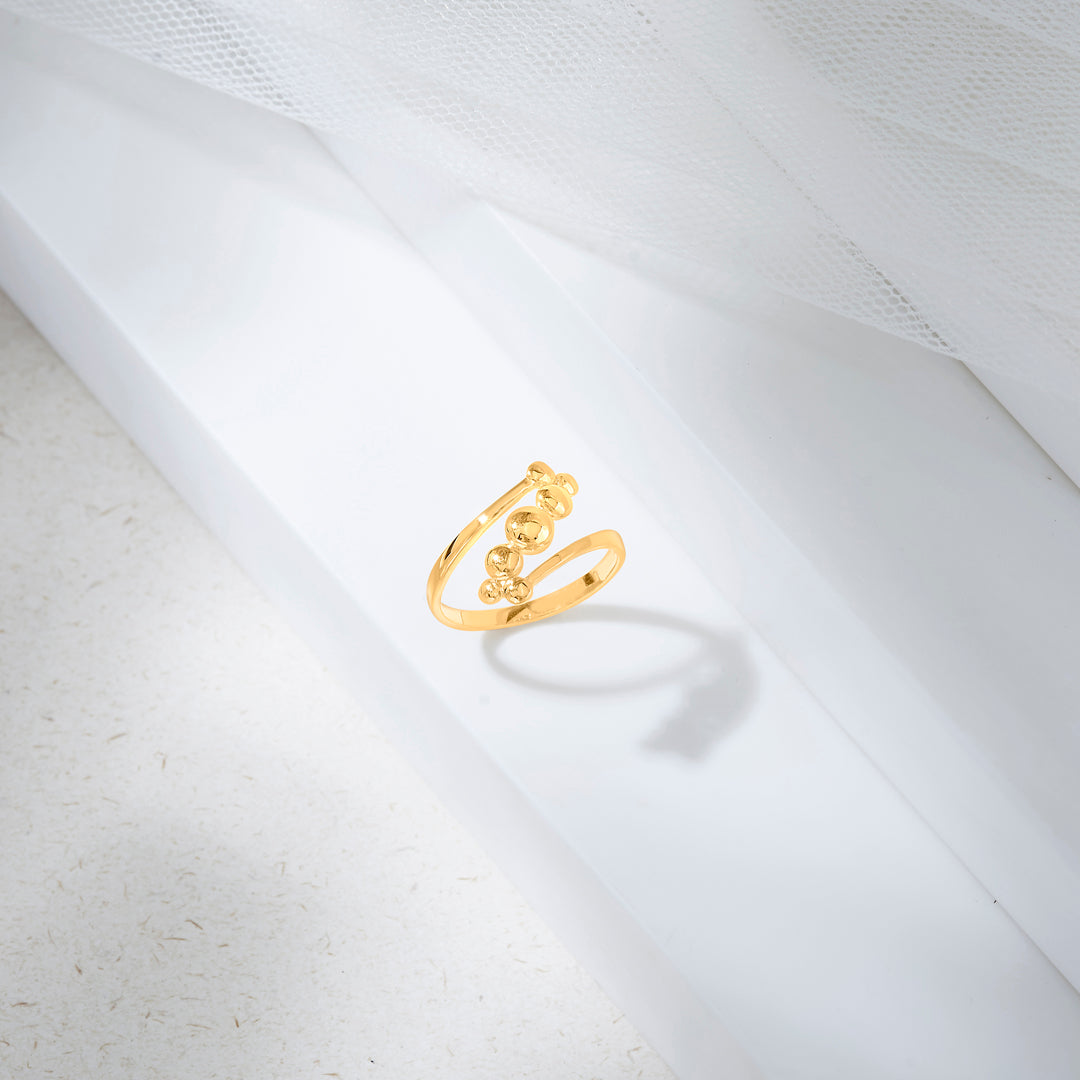 Pure Halo Gold Fashion Ring for Women