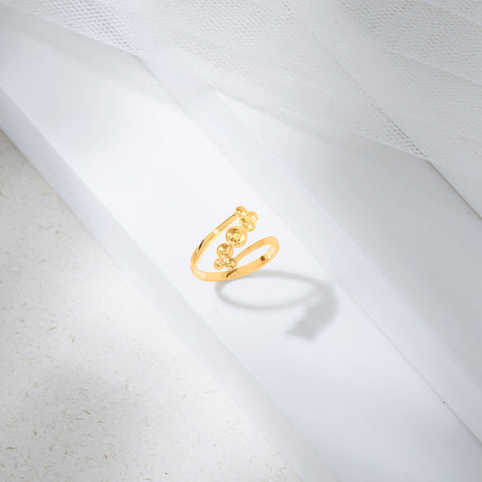 Pure Halo Gold Fashion Ring for Women