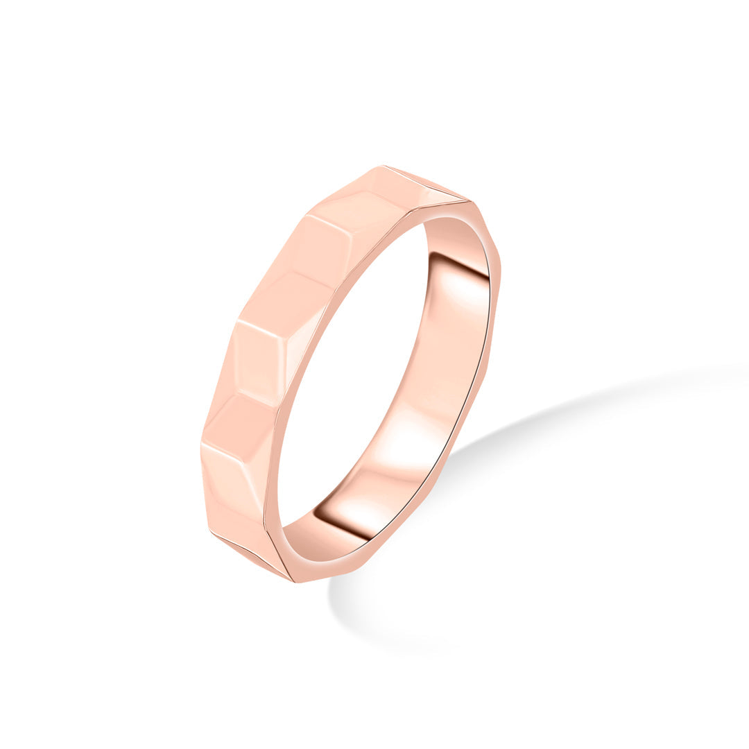 Heritage Glow Gold Band Ring for Women