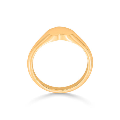 Love Glow Gold Heart Ring for Women