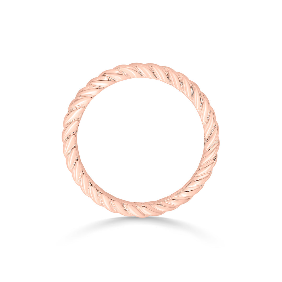 Grace Twist Gold Casual Ring for Women