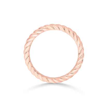 Grace Twist Gold Casual Ring for Women