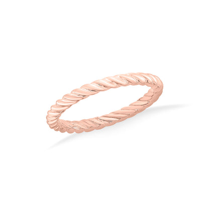 Grace Twist Gold Casual Ring for Women