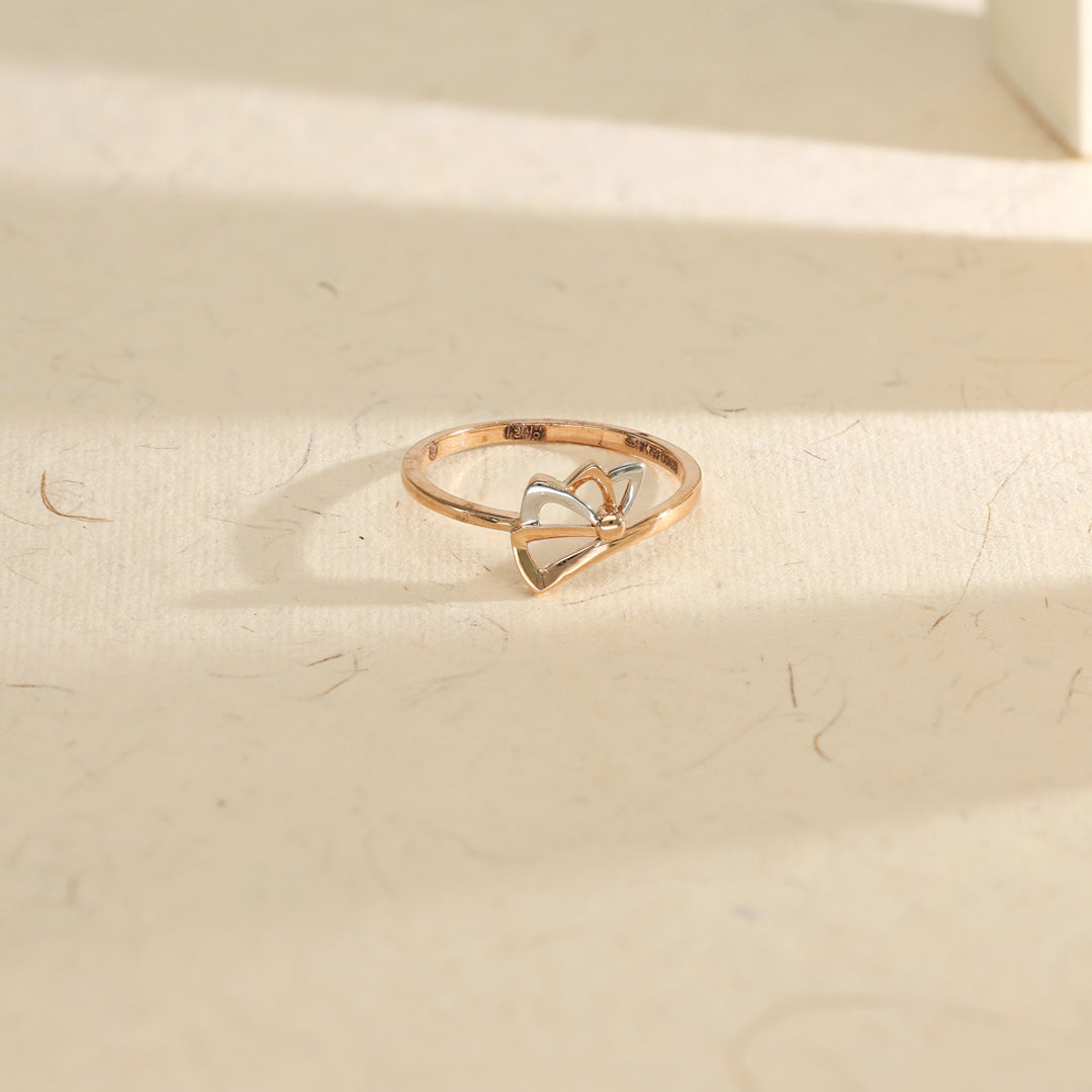 Charm Link Gold Casual Ring for Women