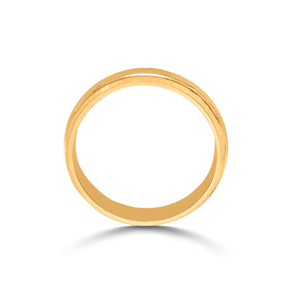 Luxe Arc Women's Gold Ring