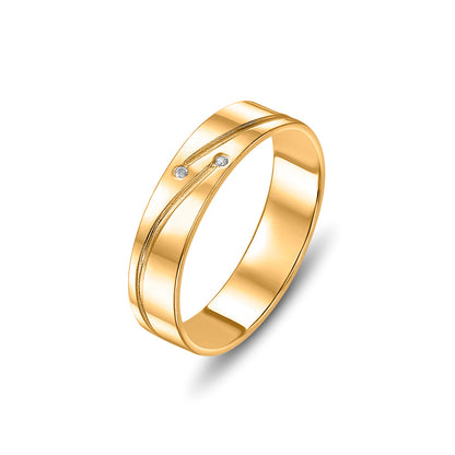 Glow Story Women's Gold Ring