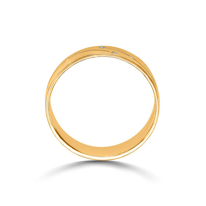 Glow Story Women's Gold Ring