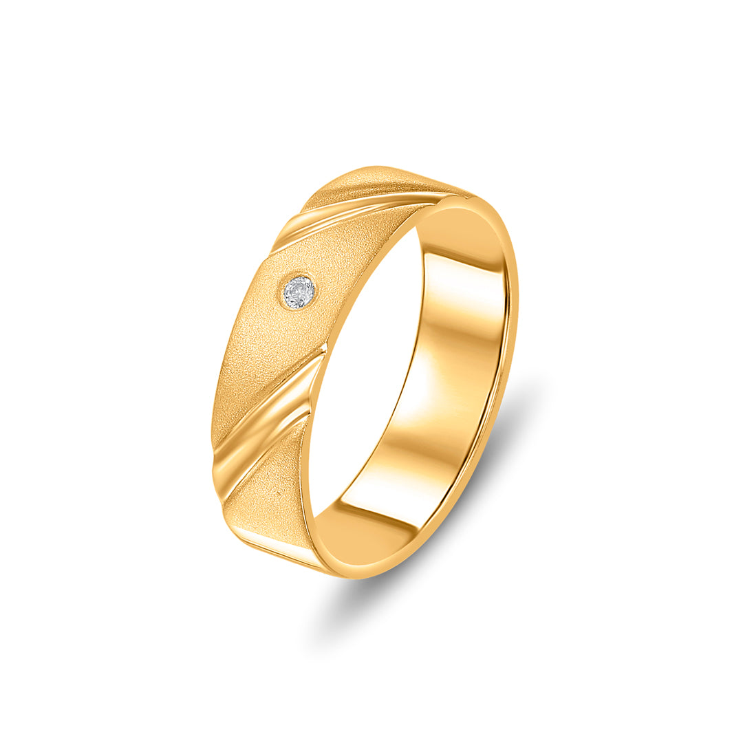 Angle Glow Women's Gold Ring