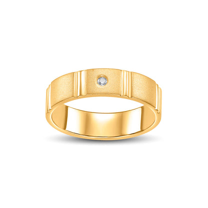 Edge Glow Women's Gold Ring