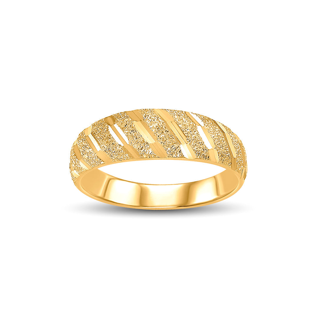Gleam Lines Women's Gold Ring