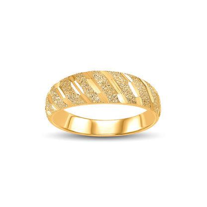 Gleam Lines Women's Gold Ring