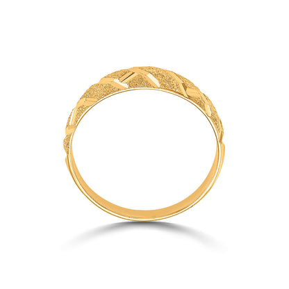Angled Glow Women's Gold Ring