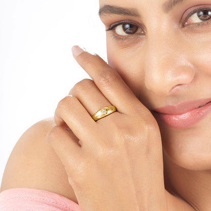 Velvet Sky Women's Gold Ring