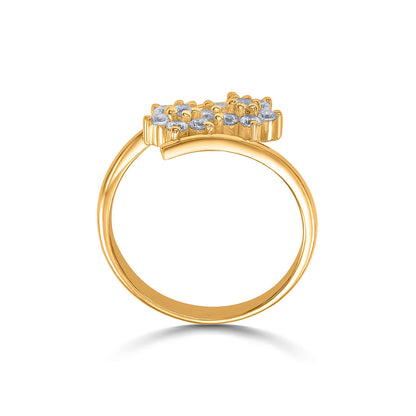 Bloom Twist Women's Gold Ring