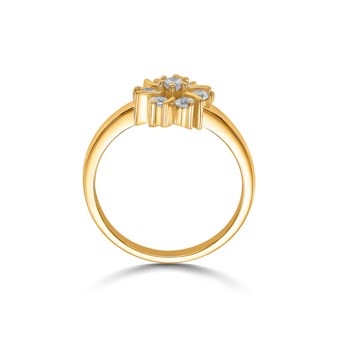 Lily Glow Women's Gold Ring