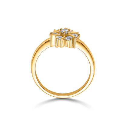 Lily Glow Women's Gold Ring