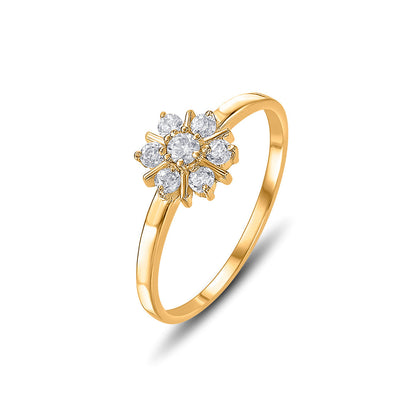 Petite Lily Women's Gold Ring