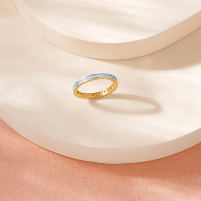 Stud Axis Women's Gold Ring