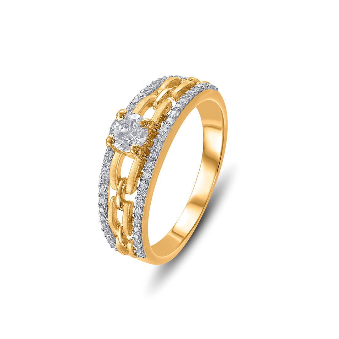 Forever Link Women's Gold Ring