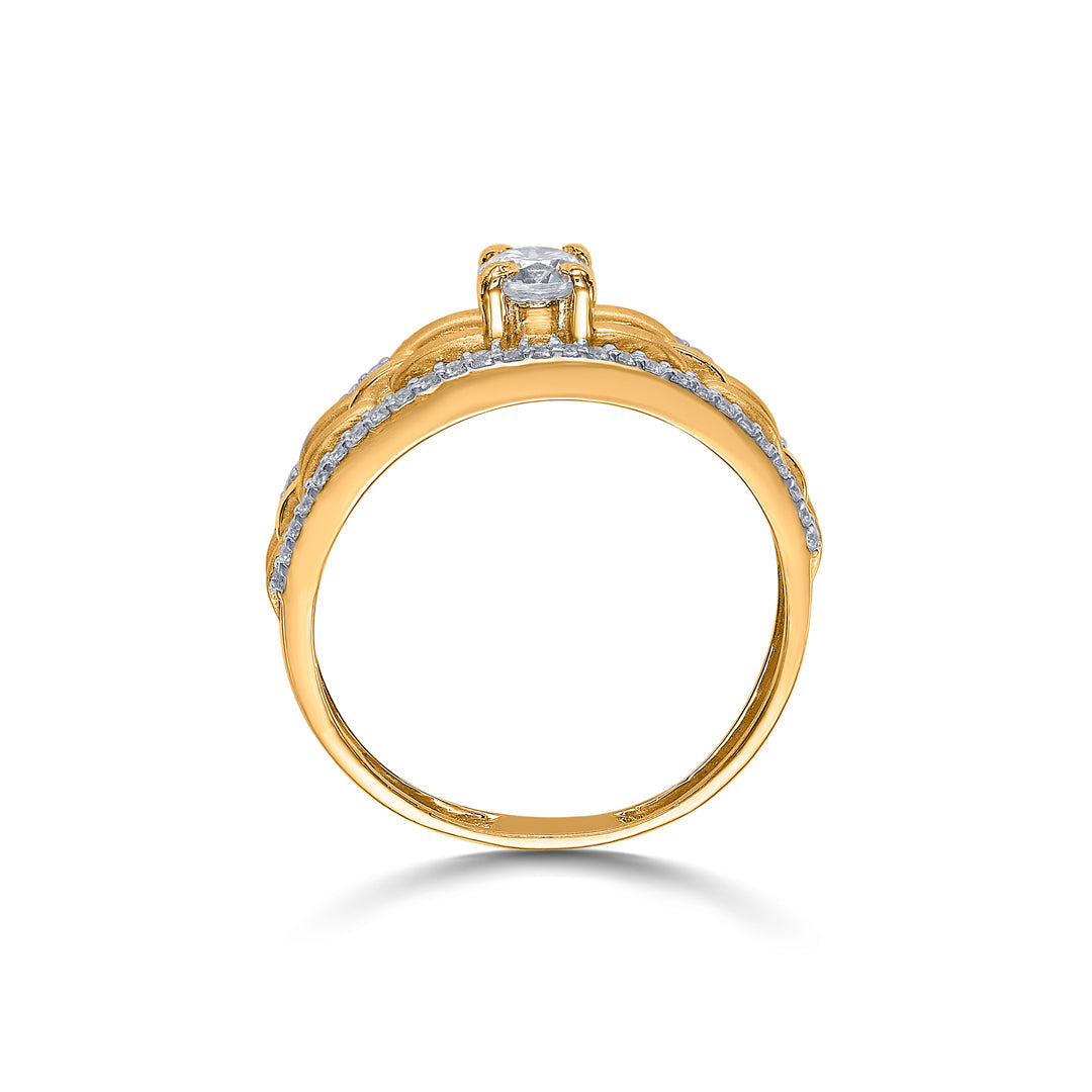 Forever Link Women's Gold Ring