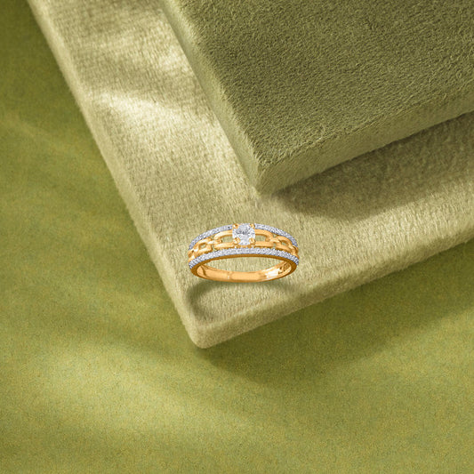 Forever Link Women's Gold Ring