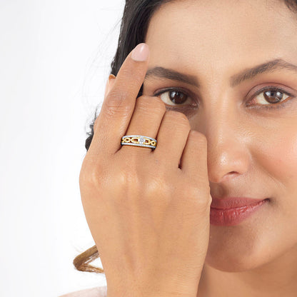 Forever Link Women's Gold Ring