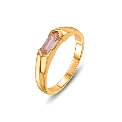 Prism Stone Women's Gold Ring