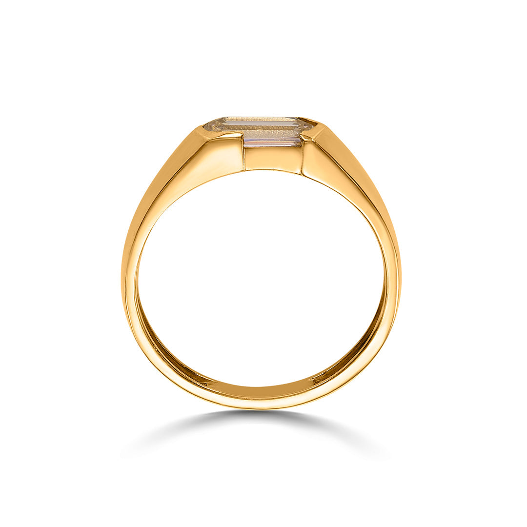 Prism Stone Women's Gold Ring