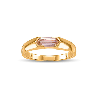 Prism Stone Women's Gold Ring