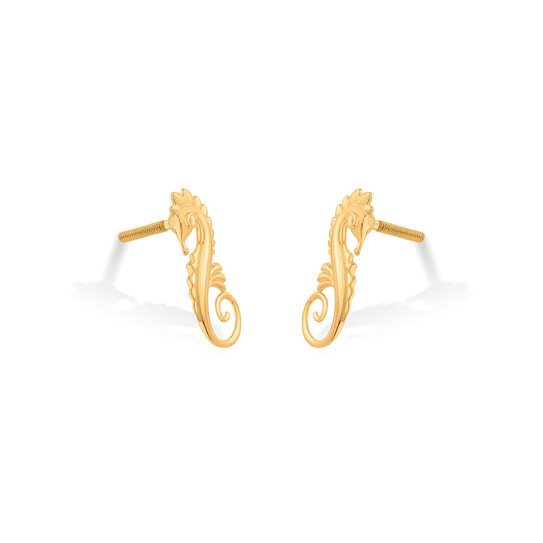 Seahorse Glow Ocean Collection Stud Earring