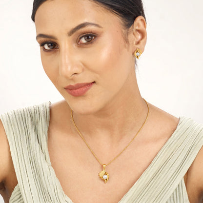 Pearl Tide Ocean Collection Pendant Set