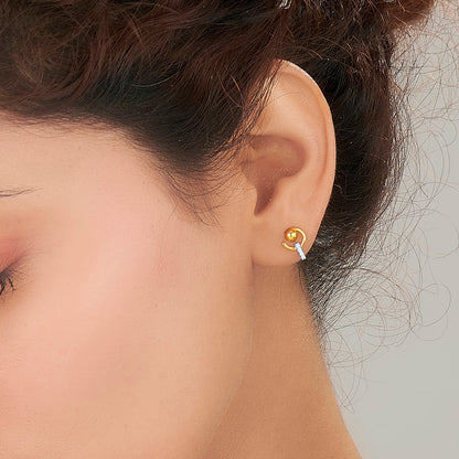 Orion Peak Gold Stud Earrings for Women
